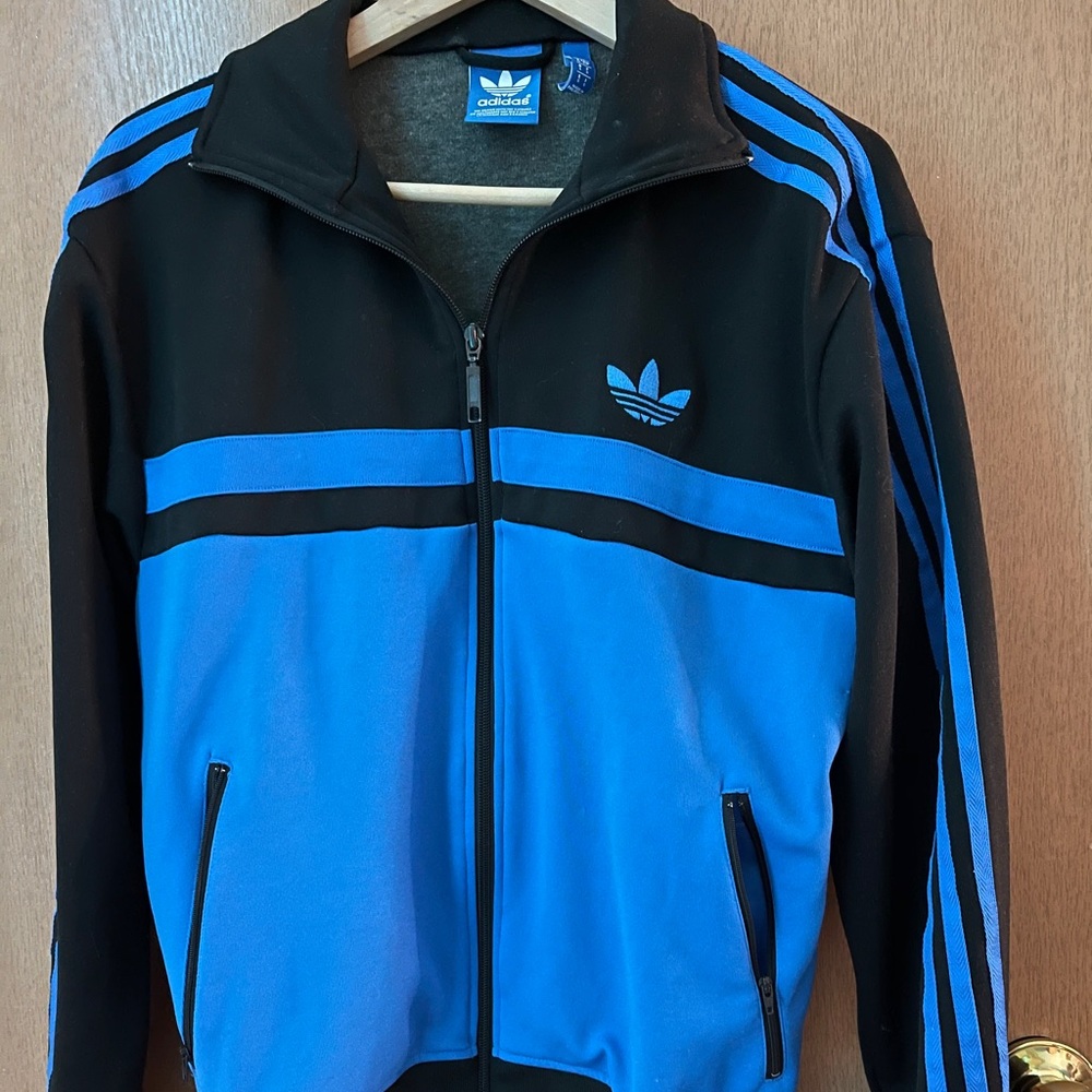Black&blue Adidas zip-up